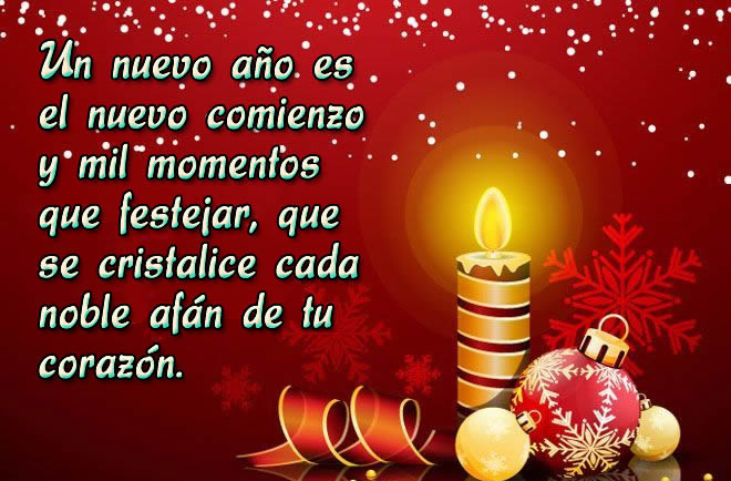 Felicitaciones para año nuevo