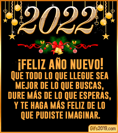 Feliz año nuevo 2022 GIF