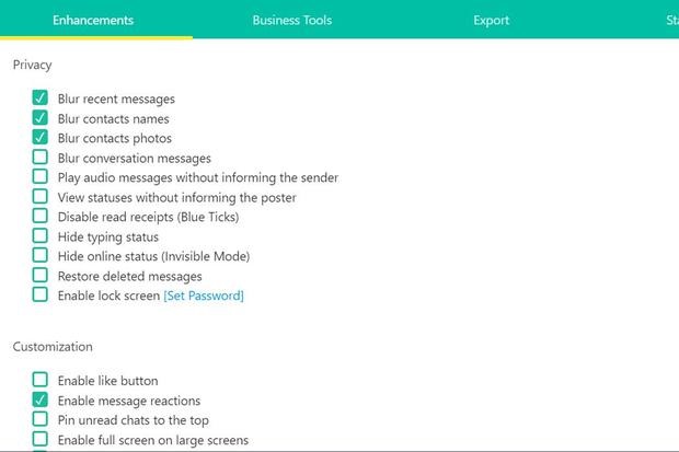 ¿Cuál es la mejor manera de ocultar el chat en la web de WhatsApp